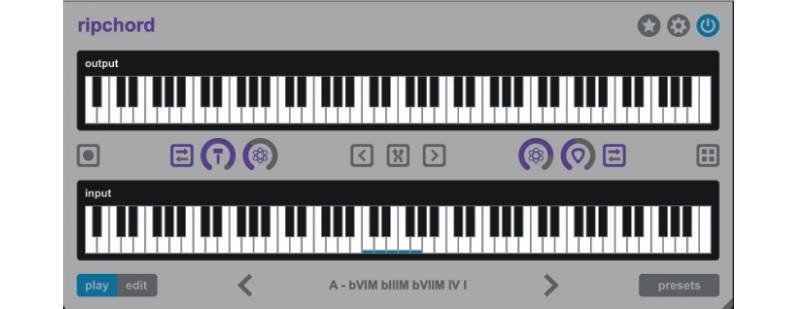 Ripchord — a free MIDI plugin that triggers chord progressions from single notes